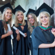 free pic no repro fee 18 oct 2016 Kate English Blackrock, Aoibheann Murphy Crosshaven, Rachel O'Hanlon Blackrock and Oonagh Healy Model Farm Road who graduated with a degree in Business Information Systems (BIS) from UCC on Tuesday, October 18th. Photography by Gerard McCarthy 087 8537228 more info contact Alison O’Brien Fuzion Communications 021 4271234 086 3879388