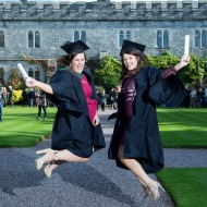 free pic no repro fee 18 oct 2016 Christine Walsh Togher and Christine Byrne Ballyvolane who graduated with a degree in Business Information Systems (BIS) from UCC on Tuesday, October 18th. Photography by Gerard McCarthy 087 8537228 more info contact Alison O’Brien Fuzion Communications 021 4271234 086 3879388