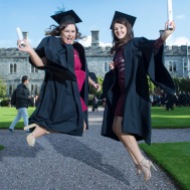 free pic no repro fee 18 oct 2016 Christine Walsh Togher and Christine Byrne Ballyvolane who graduated with a degree in Business Information Systems (BIS) from UCC on Tuesday, October 18th. Photography by Gerard McCarthy 087 8537228 more info contact Alison O’Brien Fuzion Communications 021 4271234 086 3879388