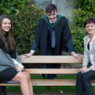 free pic no repro fee 18 oct 2016 Aoibhin, Patricia and Kevin O'Leary Blarney who graduated with a degree in Business Information Systems (BIS) from UCC on Tuesday, October 18th. Photography by Gerard McCarthy 087 8537228 more info contact Alison O’Brien Fuzion Communications 021 4271234 086 3879388